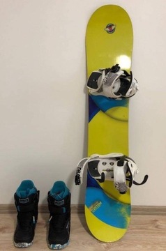 Deska snowboardowa Custone + buty