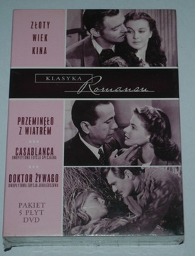 Przeminęło z Wiatrem Casablanca Doktor Żywago DVD