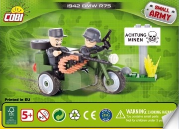 KLOCKI COBI SMALL ARMY 1942 BMW R75 2149 MOTOCYKL 