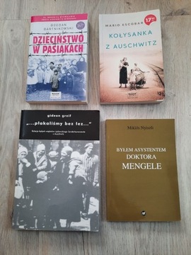 Holocaust,Auschwitz-Birkenau-wspomnienia 4 książki