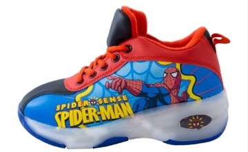 nowe Wrotki buty spiderman LED świecące. r.28-36