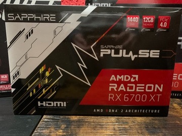 Opakowanie, pudełko Radeon Sapphire Pulse 6700XT