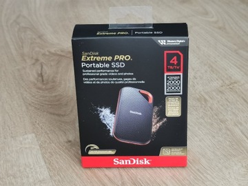 SanDisk Extreme PRO Portable SSD V2 4TB (nowy)