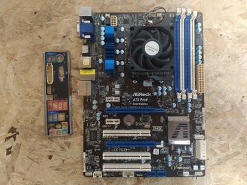 PŁYTA GŁÓWNA ASROCK A75 PRO4 + ATHLON II X4 