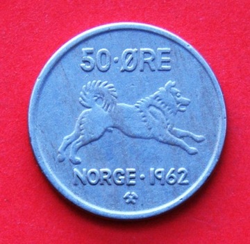 50 Ore  1962 r  -  Norwegia
