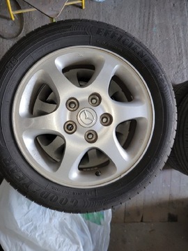 Alufelgi Mazda z oponami195 55 15 goodyear