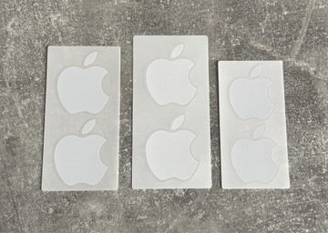 Naklejki Apple Logo oryginalne 6 szt. 