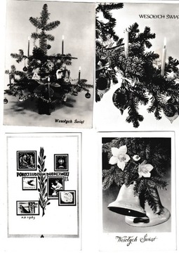 Boże Narodzenie, 11 pocztówek, 1965-1971