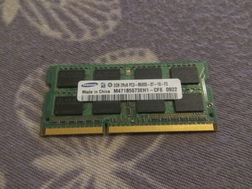 Laptop RAM Samsung 2GB 2Rx8 PC3 8500S 07 10 F2