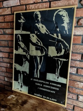 Plakat IIII Ogólnopolski konkurs tańca... 1979r.