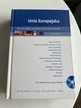 Słownik polsko-angielsko-niemiecko-francusk bez CD