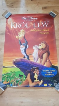 Oryginalny polski plakat Król Lew