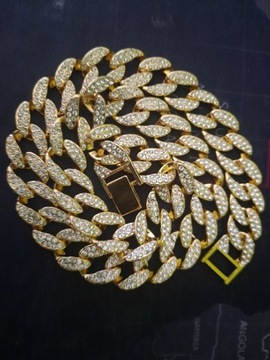 Naszyjnik złoty / srebny łańcuch 50 cm 
