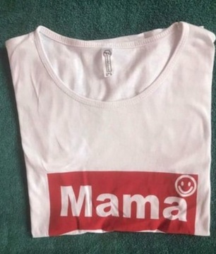 Koszulka damska biust 85/90 biała  mama