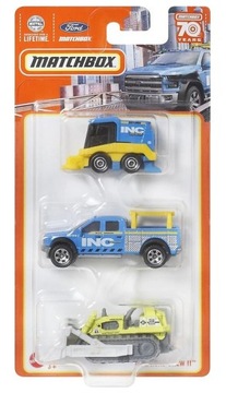 Matchbox 3 pak PACK Road Crew II Ford F-150