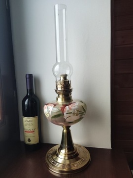 Stara francuska lampa naftowa nr 7