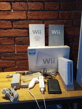 Nintendo Wii BOX przerobione PELNY ZESTAW 320GB