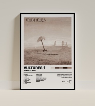 Plakat Kanye West Vultures 1 A3