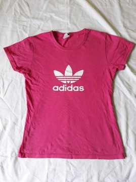 T-shirt bluzka różowa roz 152 Adidas