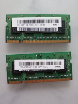 Pamięć RAM Samsung K4T1G164QQ-HCF7 1 GB 2 sztuki