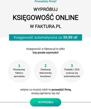 Faktura.pl - księgowość online