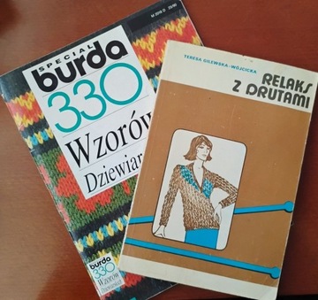 Special BURDA 330 Wzorów Dziewiarskich + inne 