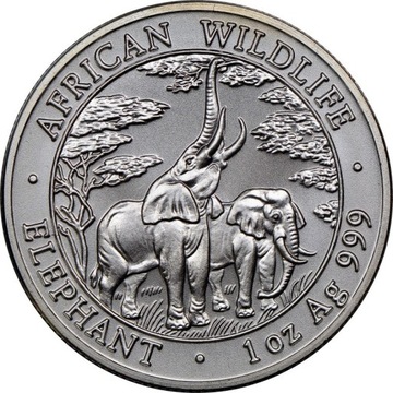 Słoń ZAMBIA 2003 African Wildlife 500 kwacha