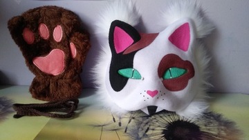 Maska kota Therian furry cat mask