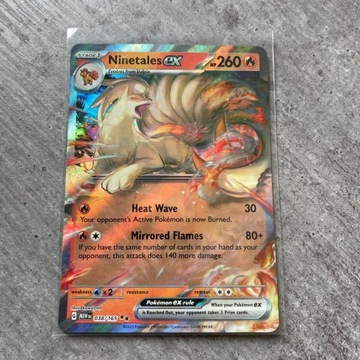 Karta Pokemon Ninetales ex MEW 038 Set 151