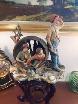 Capodimonte porcelana,  Tom Sawyer and Huck Finn