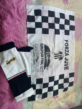 Flaga i szal Juventusu