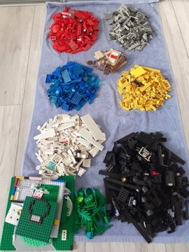 Lego, oryginalne klocki, 3,7kg, posegregowane 