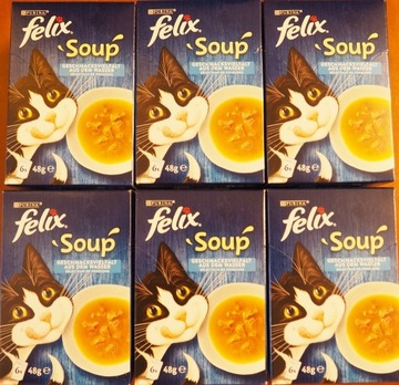 36* Rybne Smaki Zupa dla kota Purina Felix Soup