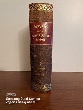 Książka Meyers Konversations-Lexikon tom 5