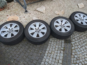 Felgi Audi 16 5x112 7,5J ET45 opony zimowe