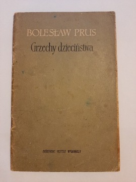 Grzechy dzieciństwa Bolesław Prus