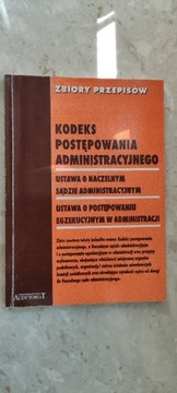 Kodeks postępowania administracyjnego zbiory przep