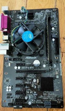 ASRock H81 Pro BTC R2.0 ATX jak NOWA SSD GRATIS 