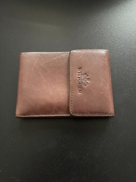 Wittchen skórzany portfel kolor brązowy