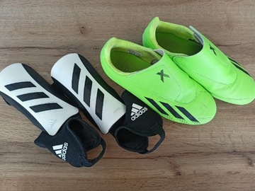 Buty adidas X SPEEDPORTAL.4 FG r.35 + ochraniacze