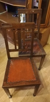 Krzesła drewniane antyki z 1920roku