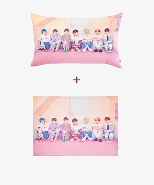 BTS HOME Blanket and Cushion Official MD