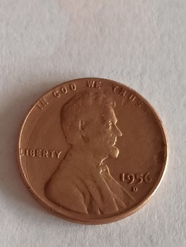 1 cent 1956 D USA 