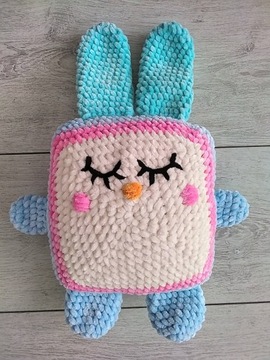 Przytulanka poduszka KRÓLIK amigurumi (36cm)