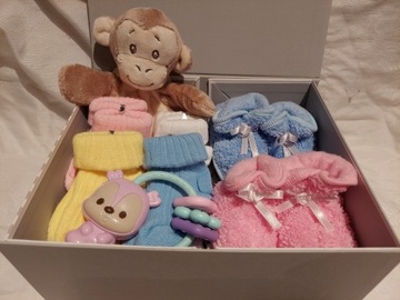 Prezent na baby shower, gift box dla niemowlaka