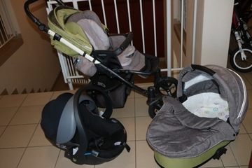 BABY DESIGN HUSKY 2W1 +Adaptery+Winterpack+Noside 