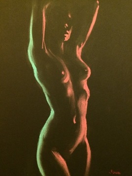 Rysunek "Nude Noir" #392 290x210 mm