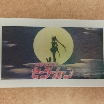 8x4cm Naklejka Sailor Moon księżyc manga