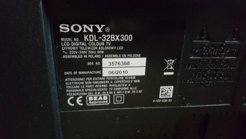 Telewizor Sony bravia KDL-32CX300 płyta główna