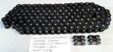 Łańcuch motocykl.1/2"-132-og.-F-my AS-Germany 